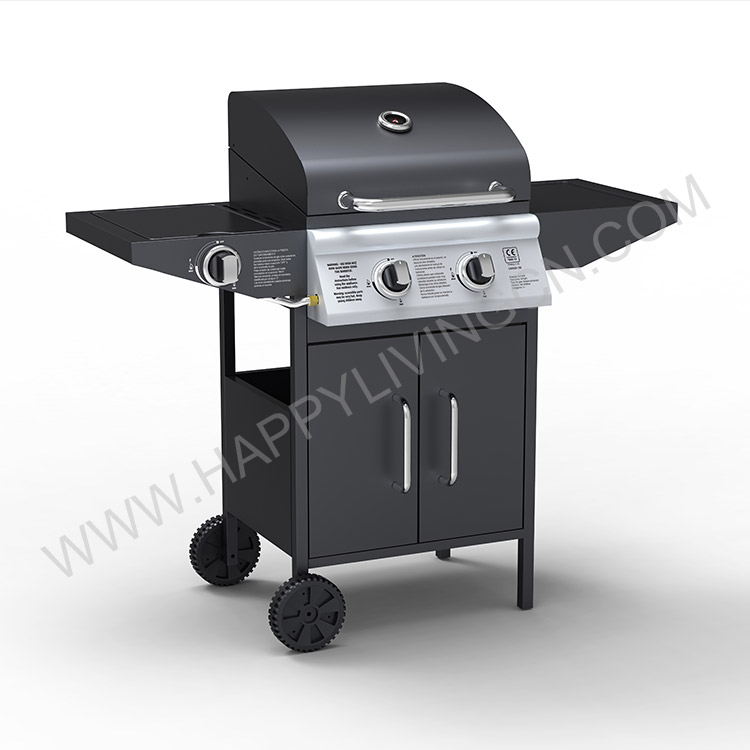 G9202A-SB 2+1 Burner Gas BBQ