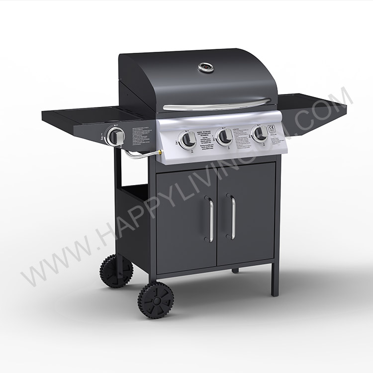 G9203A-SB 3+1 Burner Gas BBQ