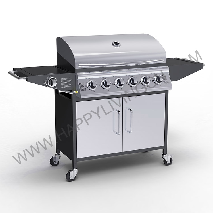 G9206A-SB-01 6+1 Burner Gas BBQ