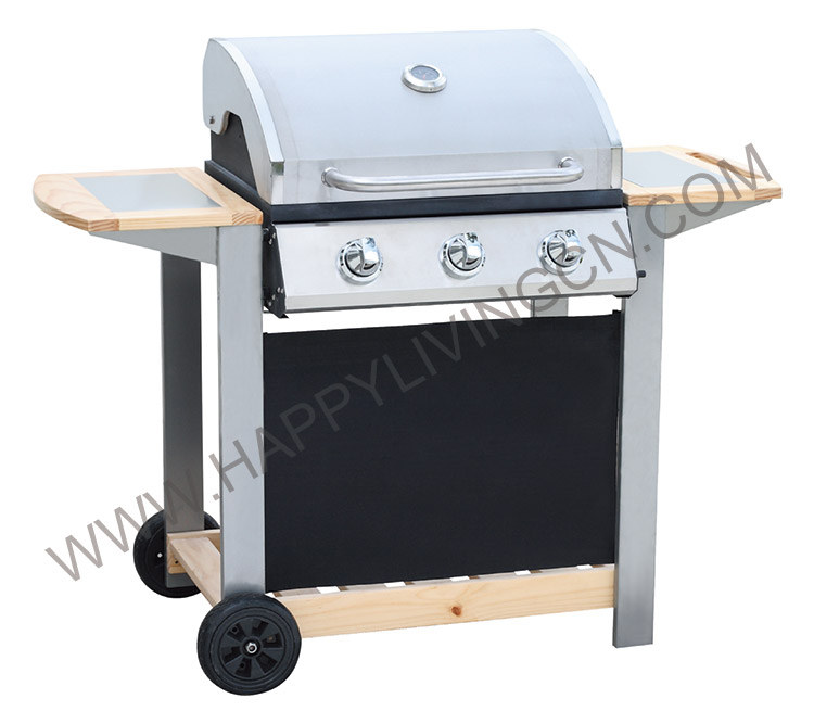 G3653W 3 Burner Gas BBQ