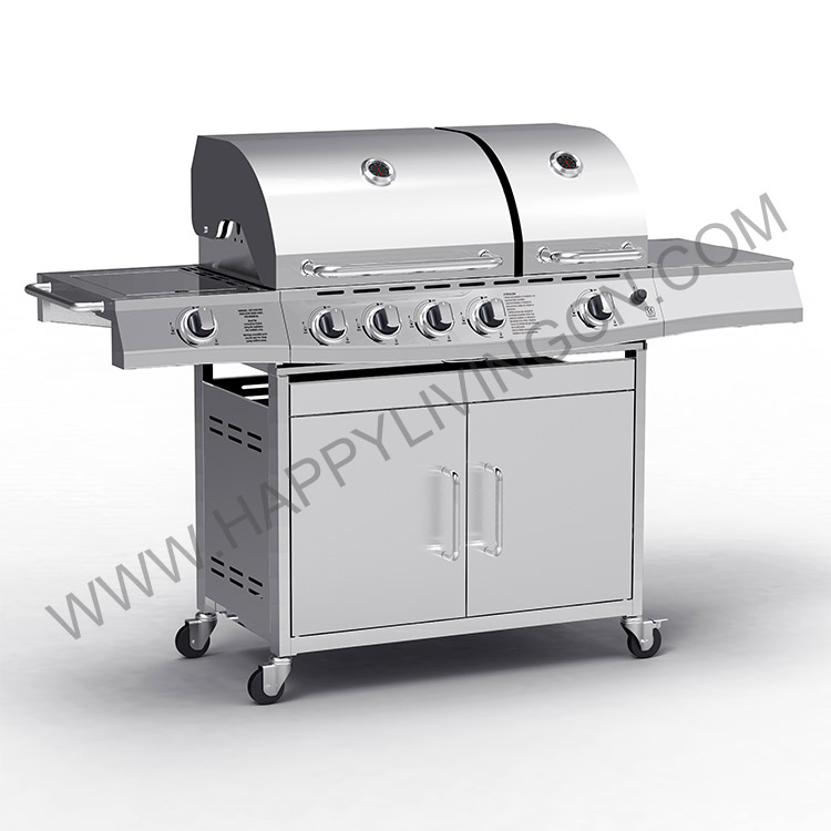 G3595SB-04 4+1+1 Burner Gas BBQ