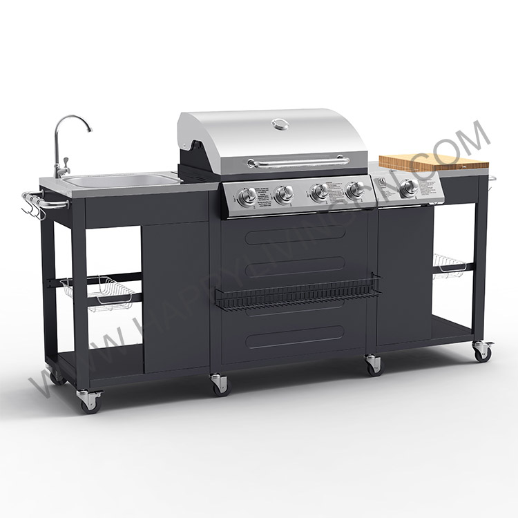 G3554OD 4+1 Burner Gas Outdoor Kitchen BBQ