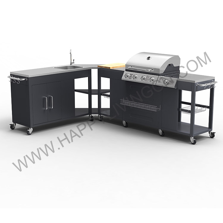 G3554ODS 4+1 Burner Gas Outdoor Kitchen BBQ